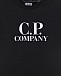 Черная футболка с белым логотипом CP Company | Фото 3
