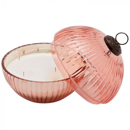 Свеча в форме шара, розовый EDG | Фото 1