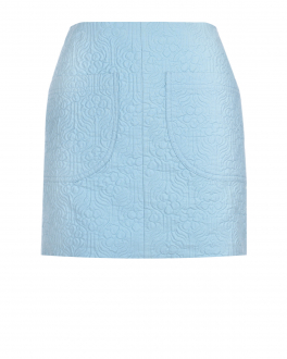 Голубая жаккардовая юбка ROHE Голубой, арт. 406-32-064 214 | Фото 1