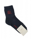 Темно-синие носки с красным лого