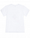 Белая футболка с принтом &quot;трава&quot; IL Gufo | Фото 2