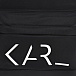 Черный рюкзак с контрастным лого Karl Lagerfeld kids | Фото 5