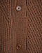 Коричневый кардиган из смесовой шерсти Parosh | Фото 7