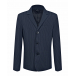 Синий пиджак в тонкую полоску Emporio Armani | Фото 1