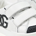 Белые кеды с черными вставками Dolce&Gabbana | Фото 6