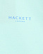 Футболка-поло лого на груди мятная Hackett London | Фото 3