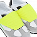 Серые кроссовки с липучкой-логотипом Emporio Armani | Фото 6