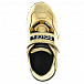 Золотистые кроссовки с логотипом Dolce&Gabbana | Фото 4