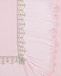 Розовый велюровый плед La Perla | Фото 5