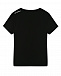 Черная футболка с принтом &quot;Bad cat&quot; Karl Lagerfeld kids | Фото 2