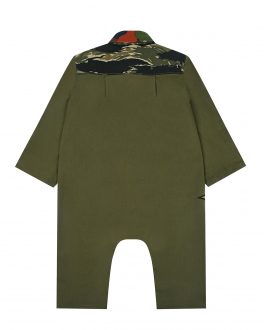 Комбинезон цвета хаки с накладными карманами Dolce&Gabbana , арт. L11O77 G7B1B S9000 | Фото 2