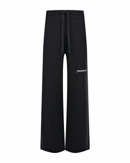 Черные трикотажные брюки палаццо Hinnominate Черный, арт. HNW287 NERO | Фото 1