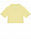 Желтая футболка с лого Diesel | Фото 2