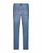 Голубые джинсы с твидовым лампасом  | Фото 4