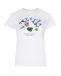 Белая футболка с цветочным лого Vivetta | Фото 1