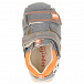 Серые сандалии с оранжевой отделкой SUPERFIT | Фото 4