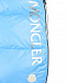 Комплект из пухового конверта с меховой опушкой, голубой Moncler | Фото 7