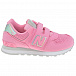 Розовые кроссовки с серебристым лого NEW BALANCE | Фото 2