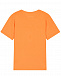 Оранжевая футболка с черным логотипом MM6 Maison Margiela | Фото 2