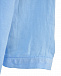Удлиненная голубая рубашка 120% Lino | Фото 7