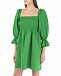 Зеленое льняное платье мини ALINE | Фото 7