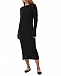 Черное платье миди из трикотажа ROHE | Фото 2