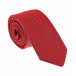 Красный галстук с принтом в горошек Dal Lago | Фото 1