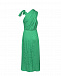 Зеленое платье с драпировкой MSGM | Фото 5