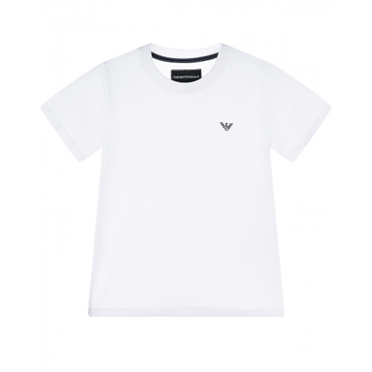 Белая футболка из хлопка Emporio Armani | Фото 1