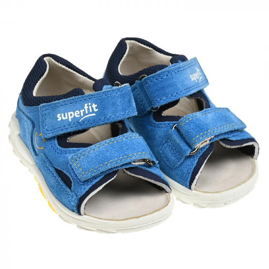 Замшевые сандалии, синие SUPERFIT | Фото 1