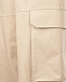 Бежевые брюки с карманами карго MSGM | Фото 9