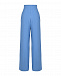 Голубые брюки-палаццо Masterpeace | Фото 4