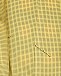 Желтое пальто в клетку Ermanno Scervino | Фото 6
