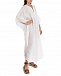 Белое платье с вышивкой пайетками 120% Lino | Фото 2