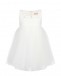Белое платье с пышной юбкой Elisabetta Franchi la mia bambina | Фото 1