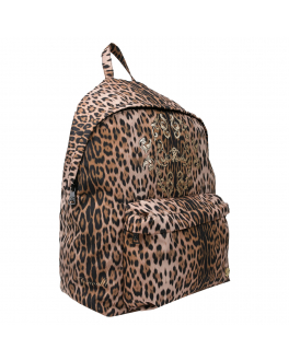 Леопардовый рюкзак, 33x34x11 см Roberto Cavalli Мультиколор, арт. QJB001 5RF65 504 | Фото 2