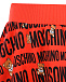 Красная трикотажная юбка с логотипом Moschino | Фото 3