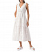 Белое платье без рукавов MSGM | Фото 2