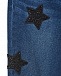 Синие джинсы с черными звездами Monnalisa | Фото 4