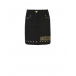 Черная юбка с золотыми клепками Moschino | Фото 1