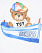 Комплект: футболка и бермуды, принт &quot;медвежонок в лодке&quot; Moschino | Фото 5