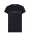 Черная футболка с отворотами на рукавах Vivetta | Фото 1