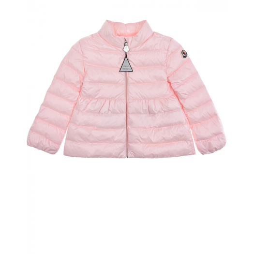 Розовая стеганая куртка Moncler | Фото 1