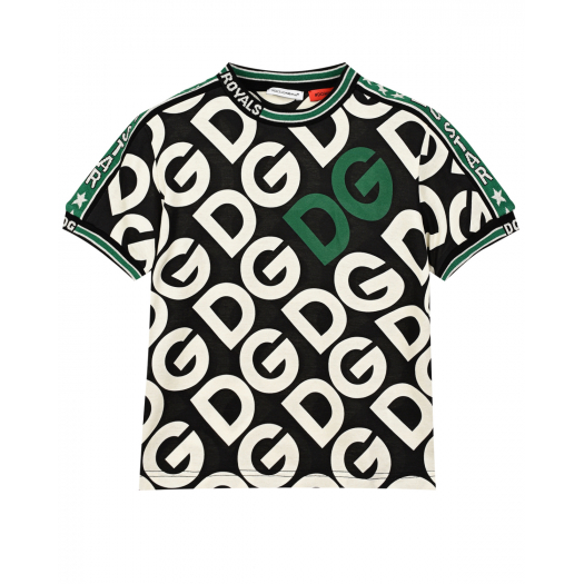 Футболка со сплошным логотипом Dolce&Gabbana | Фото 1