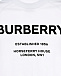 Белая толстовка с принтом Burberry London  | Фото 4