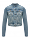 Укороченная джинсовая куртка, голубая MM6 Maison Margiela | Фото 1