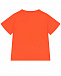 Оранжевая футболка с лого Stella McCartney | Фото 2