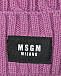 Лиловая шапка с лого MSGM | Фото 3