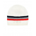 Белая шапка с полосками Moncler | Фото 1