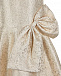 Золотистое платье с бантом David Charles | Фото 3